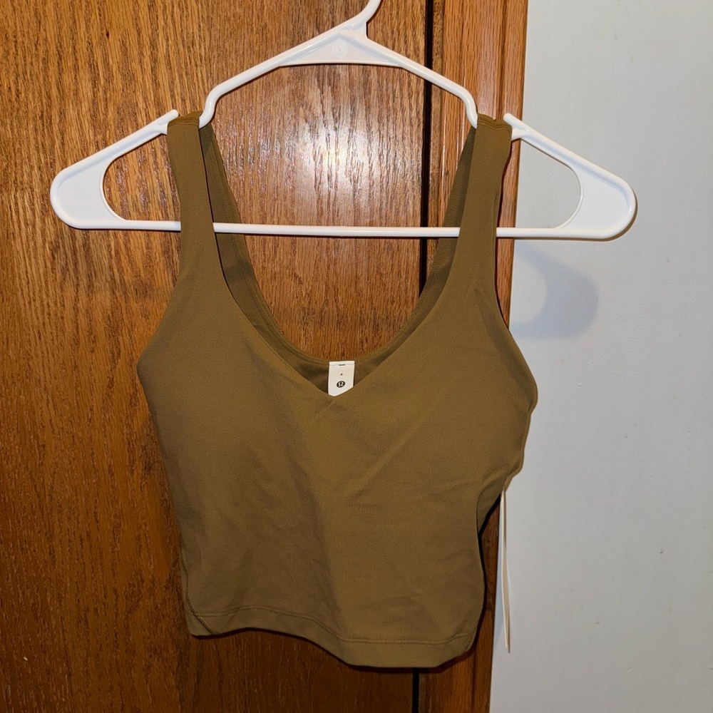 Lululemon Athletica Khaki Tank Top